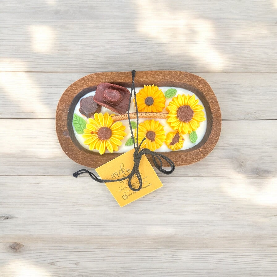 Country Girl Dough Bowl Candle