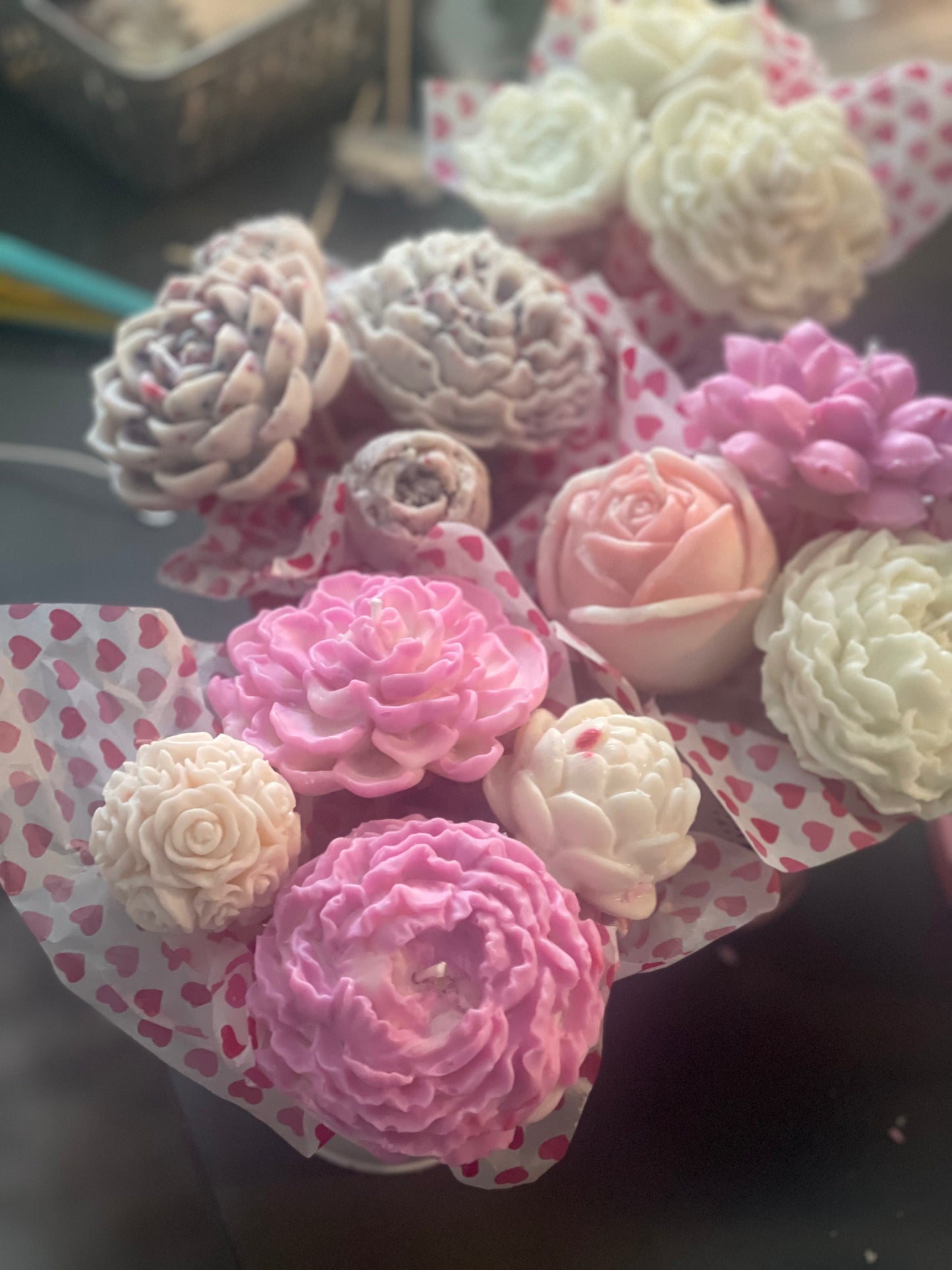 Flower Bouquet Candle and Melt
