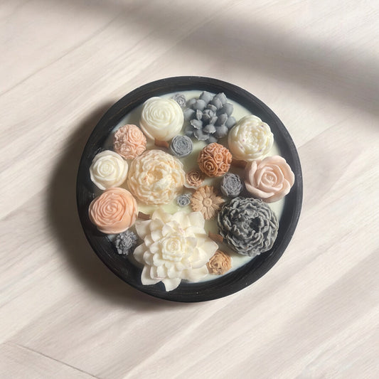 12” Circular Dough Bowl Candle