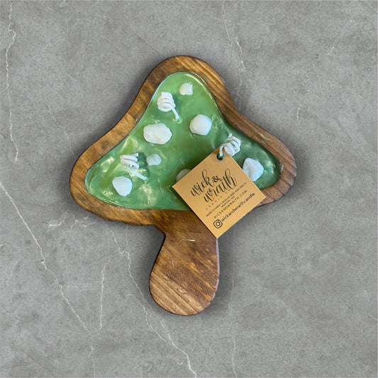 Mushroom Dough Bowl Candle